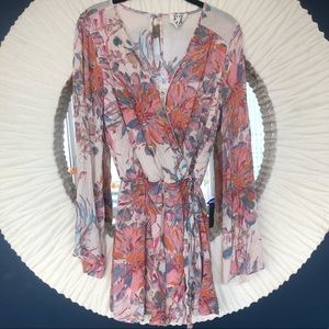 PPLA Carmen floral print romper